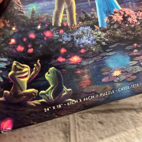 NEW Disney Thomas Kinkade 750pc Princess and the Frog Puzzle- Tiana - Picture 2 of 4